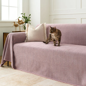 Capa de sofá Herringbone durável para animais de estimação