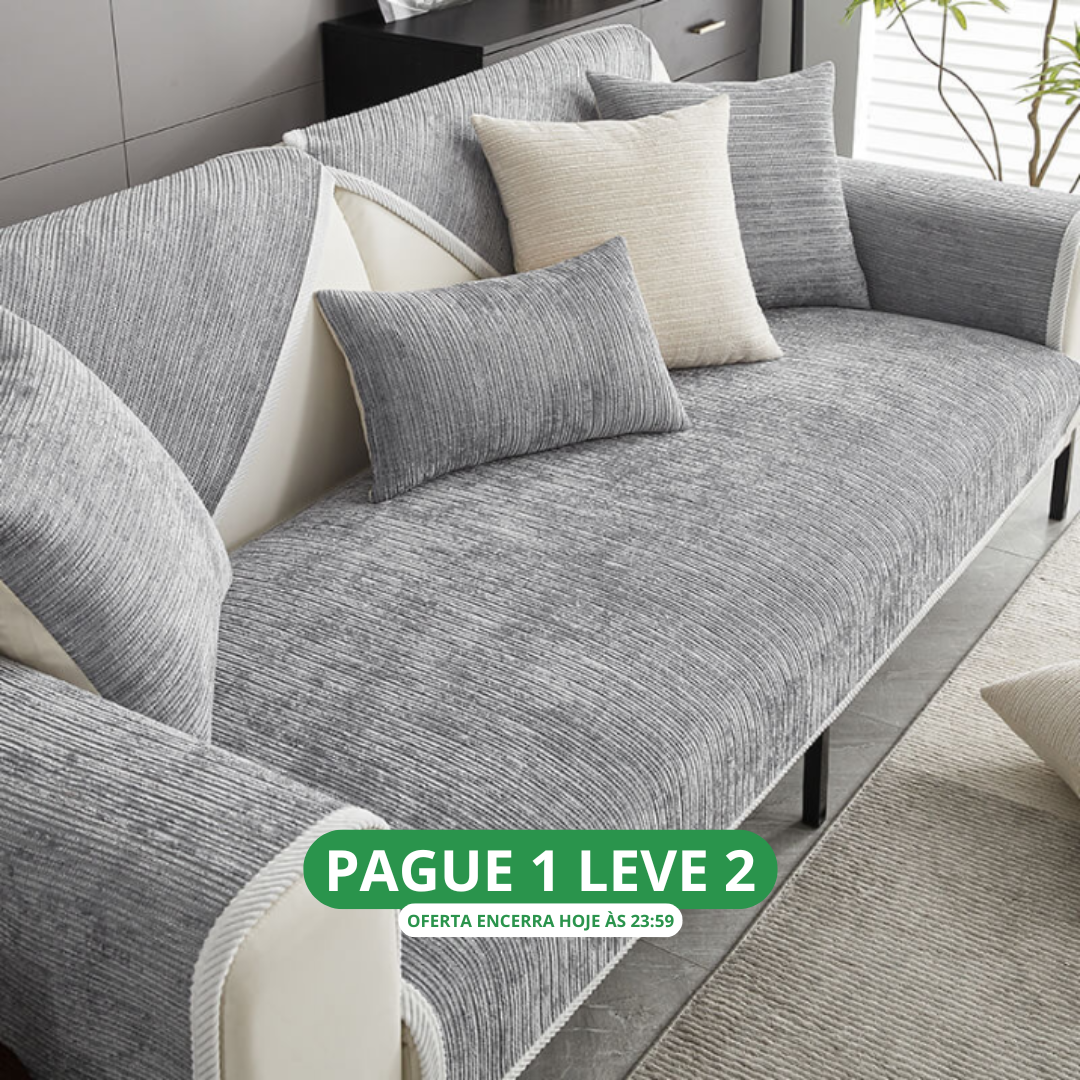 [COMPRE 1 LEVE 2 ] Capa Protetora de Sofá - Antibacteriana