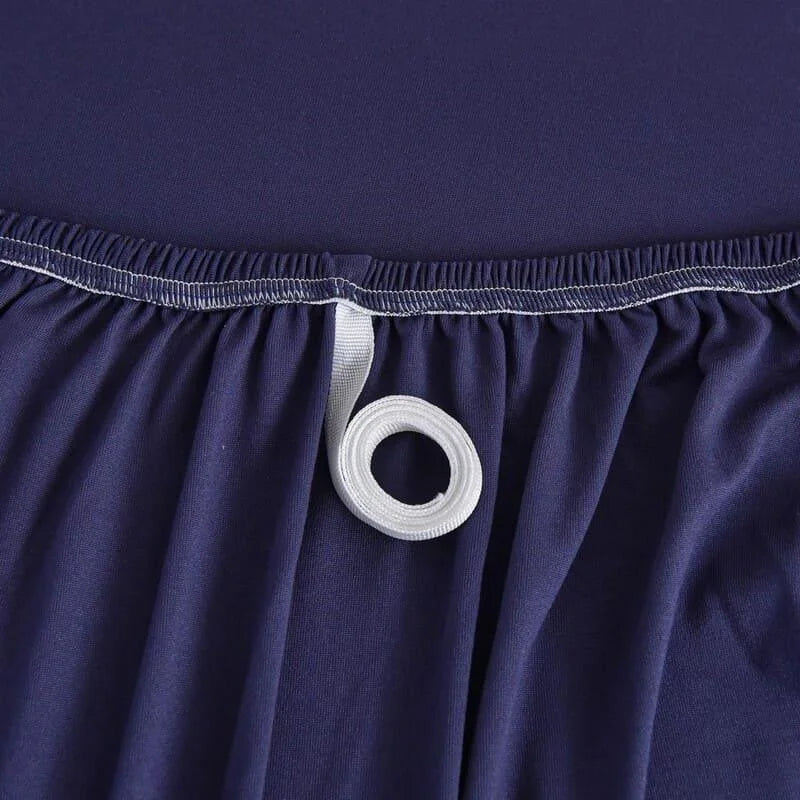 Capa De Sofá Ajustável Stretch Azul Marinho