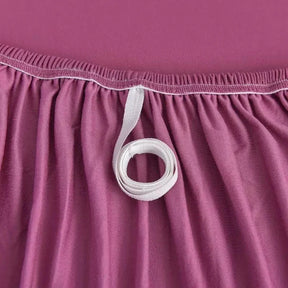 Capa De Sofá Stretch Ajustável Lisa Rosa