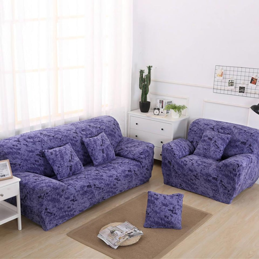 Capa Para Sofá Mágica Modernas 2 ou 3 Lugares Euro Abstrato - FRETE GRÁTIS