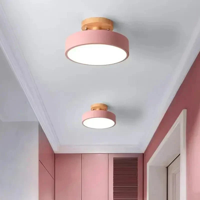 Luminária de Teto LED Redonda Estilo Nórdico 13W com Compatibilidade Bivolt